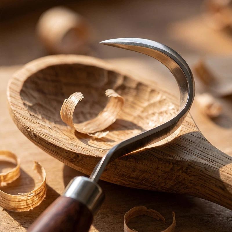 Woodworking Ideas - 1 個の木彫りナイフシャープステンレス鋼の刃人間工学に基づいたハンドル DIY 木工工芸品用