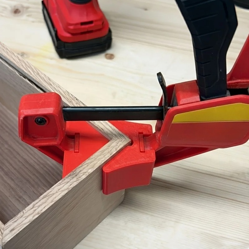 Woodworking Quick Clamps - クイッククランプアングルアダプター、2026シリーズ対応、木工プロジェクト用アングルグリップ