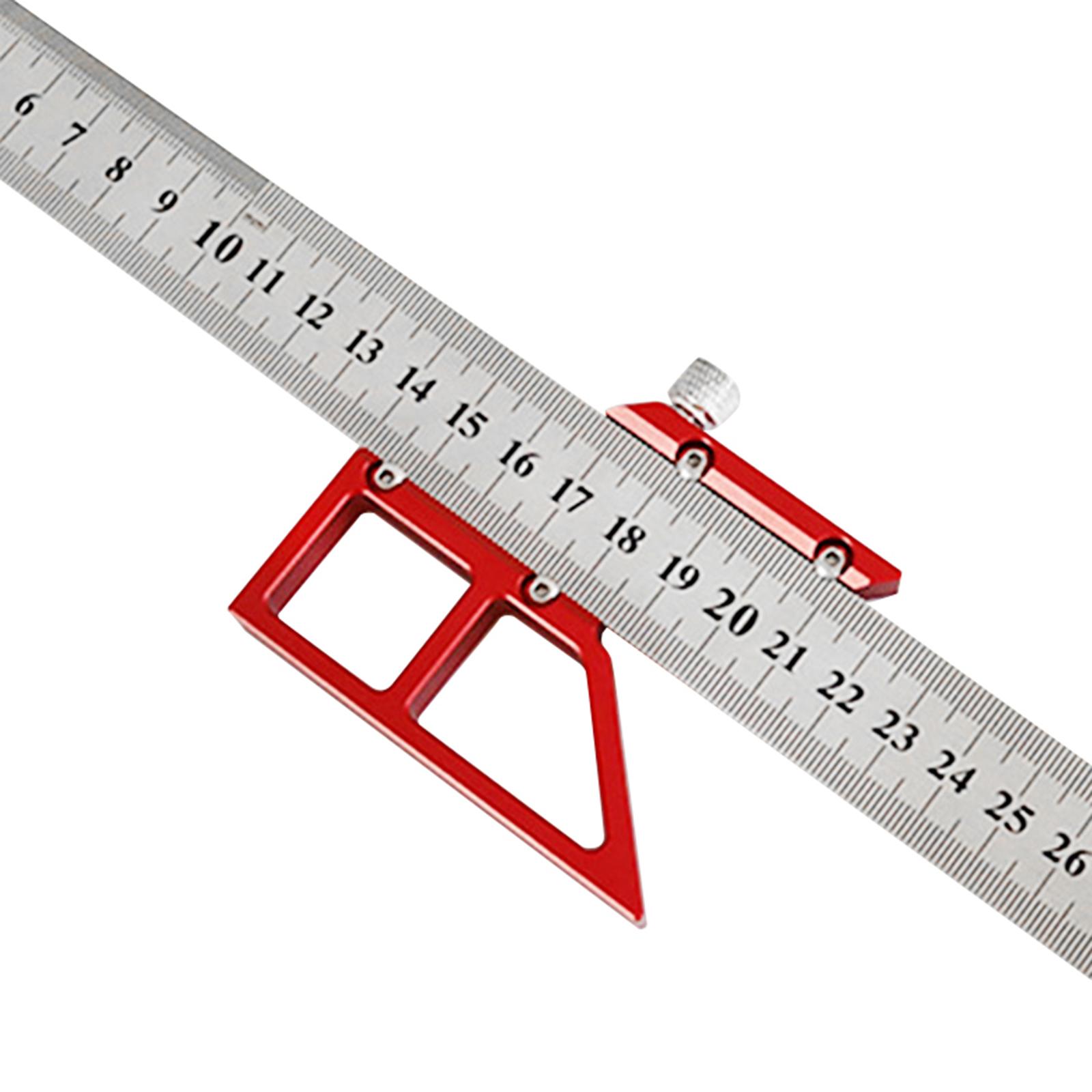 Woodworking For Engineers - 45 90度マイター三角定規、45 90度鋼製定規、位置決め角度スライバーライン木工用角度定規（エンジニア向け）