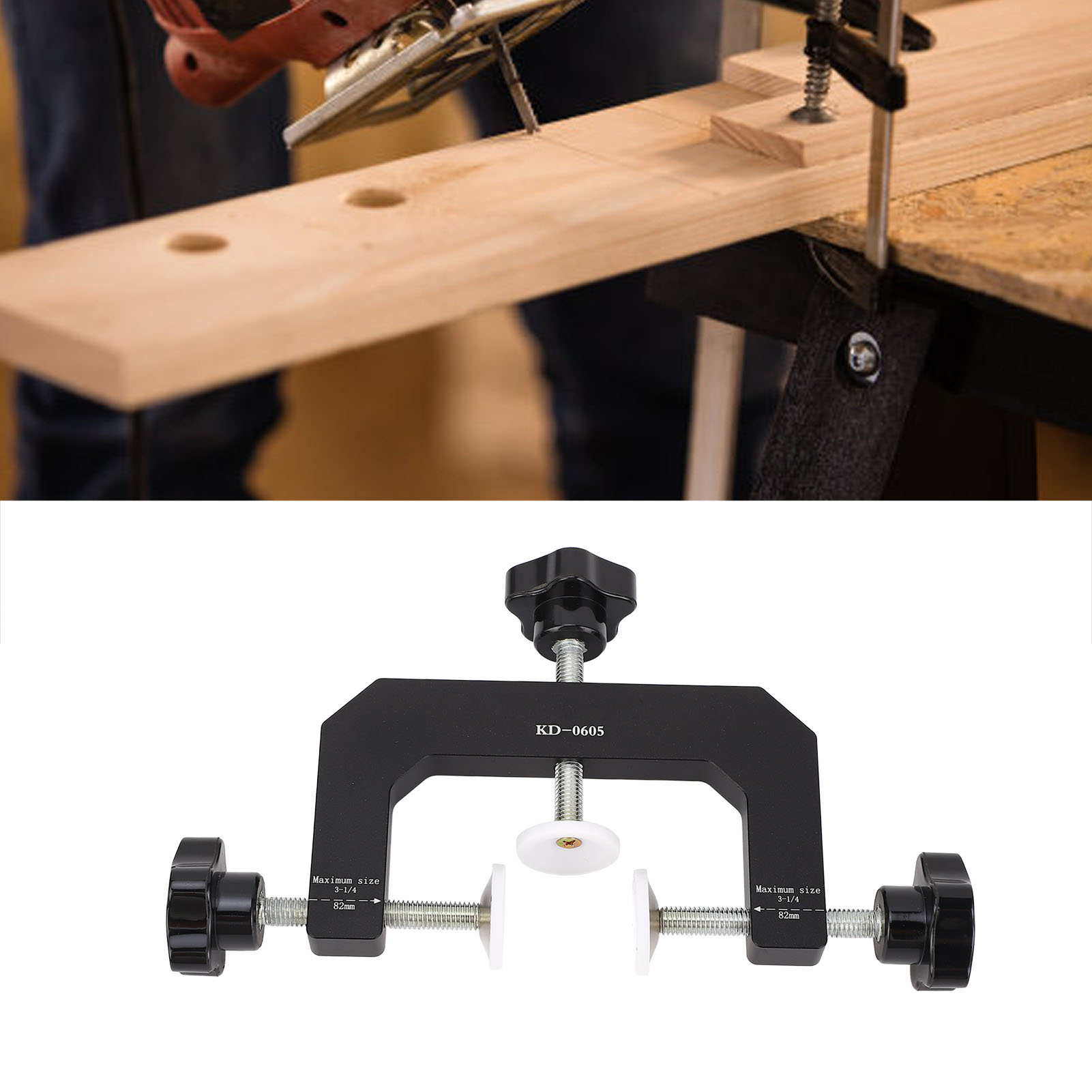 Woodworking Vise - 3ウェイGクランプ アルミ合金製 多機能Gクランプ バイス エッジングクランプ 木工用