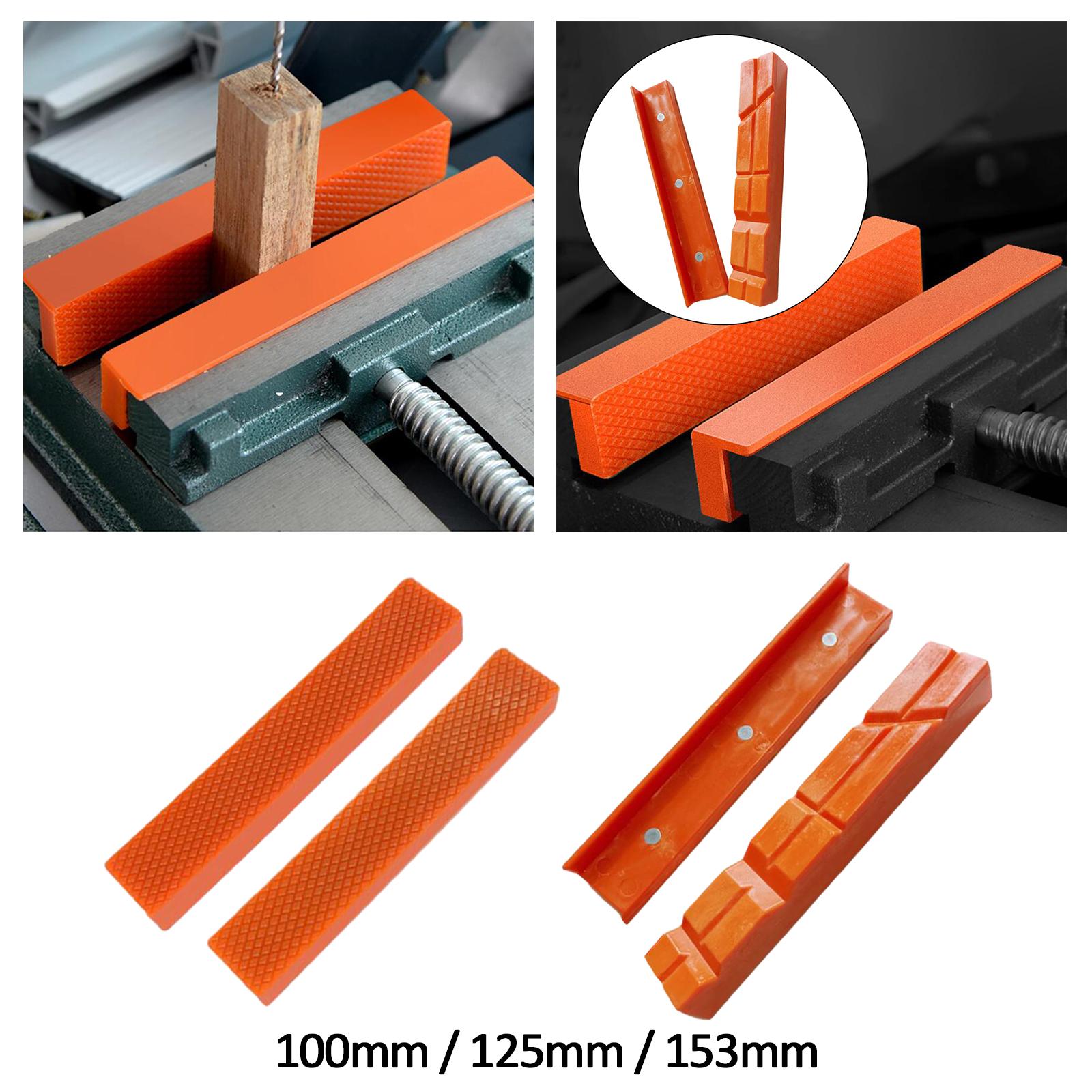 Woodworking Vise - 2個入り 磁気バイスジョーパッド 保護用ユニバーサルバイス ソフトジョー あらゆる金属製ベンチバイス用 プラスチック・金属・木工用クランプ