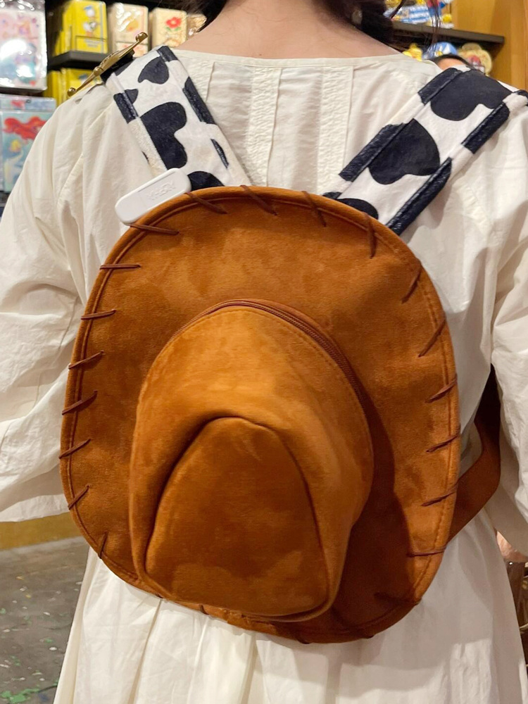 Woodworking Ideas - 漫画クリエイティブウッディ帽子デザインバックパックかわいいレトロスタイル学生バックパック誕生日ギフト