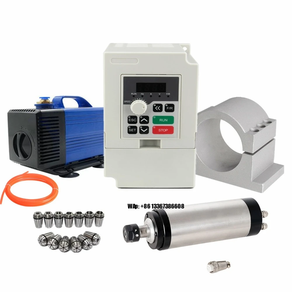 Woodworking Kit - 2.2 Kw水冷式スピンドルモーターCNCスピンドルモーターキット（木工用CNCルーター向け）