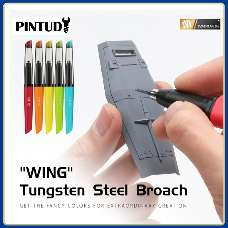 Woodworking Quote - DSPIAE PT-TH プロ「ウィング」タングステン鋼プッシュブローチプッシュナイフハンドル DIY 彫刻ツールアセンブリモデル構築ホビーツール