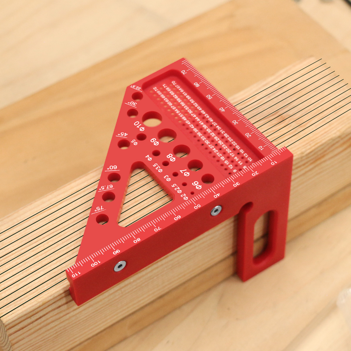 3D マルチアングル測定定規 メトリック 45/90 度木工 - Woodworking For Engineers のレビューと価格