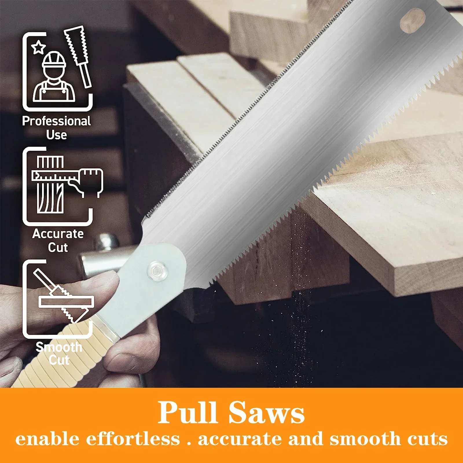日本の両刃のハンドソー、高炭素鋼、効率的なハンドツール、シャ - Woodworking Japan のレビューと価格