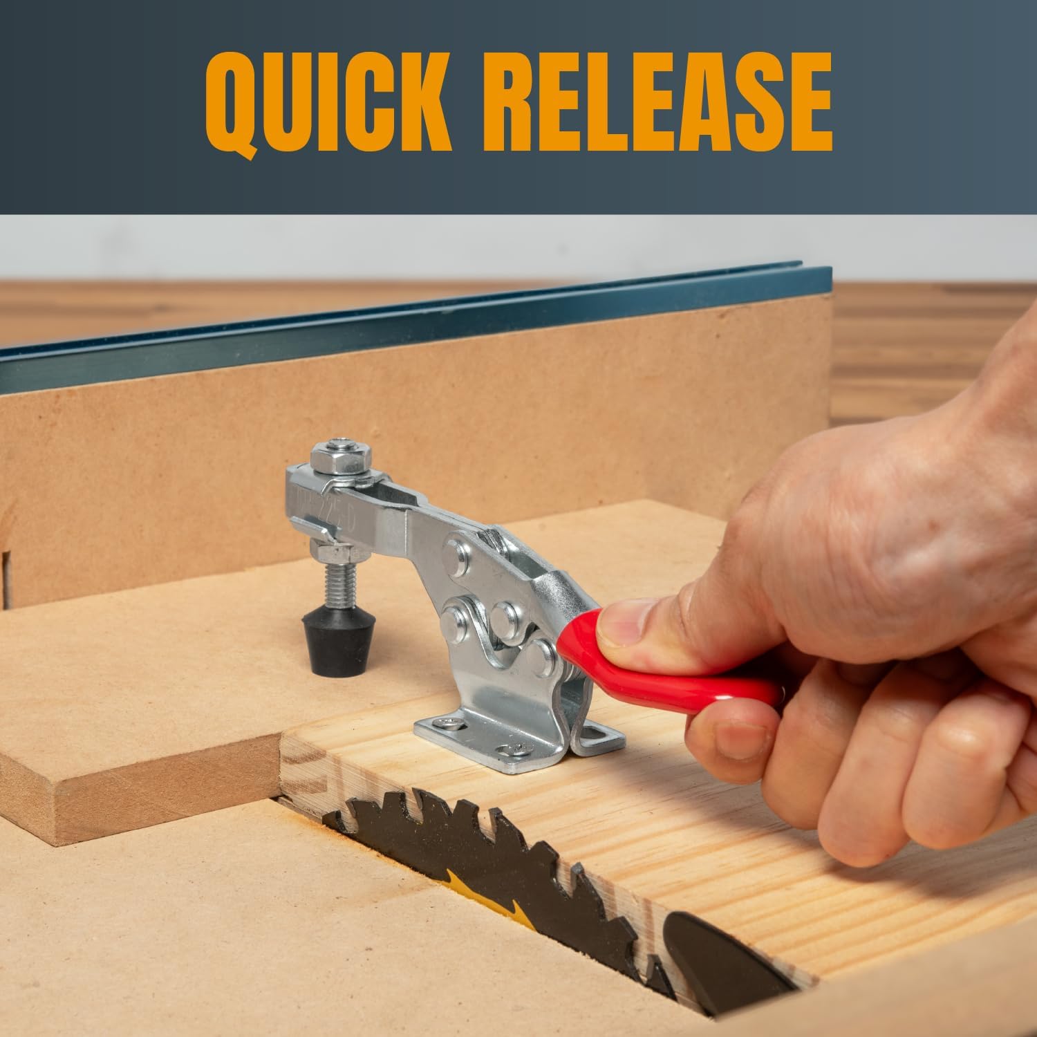 4 個のクイックリリースホールドダウントグルクランプ木工溶接 - Woodworking Quick Clamps のレビューと価格