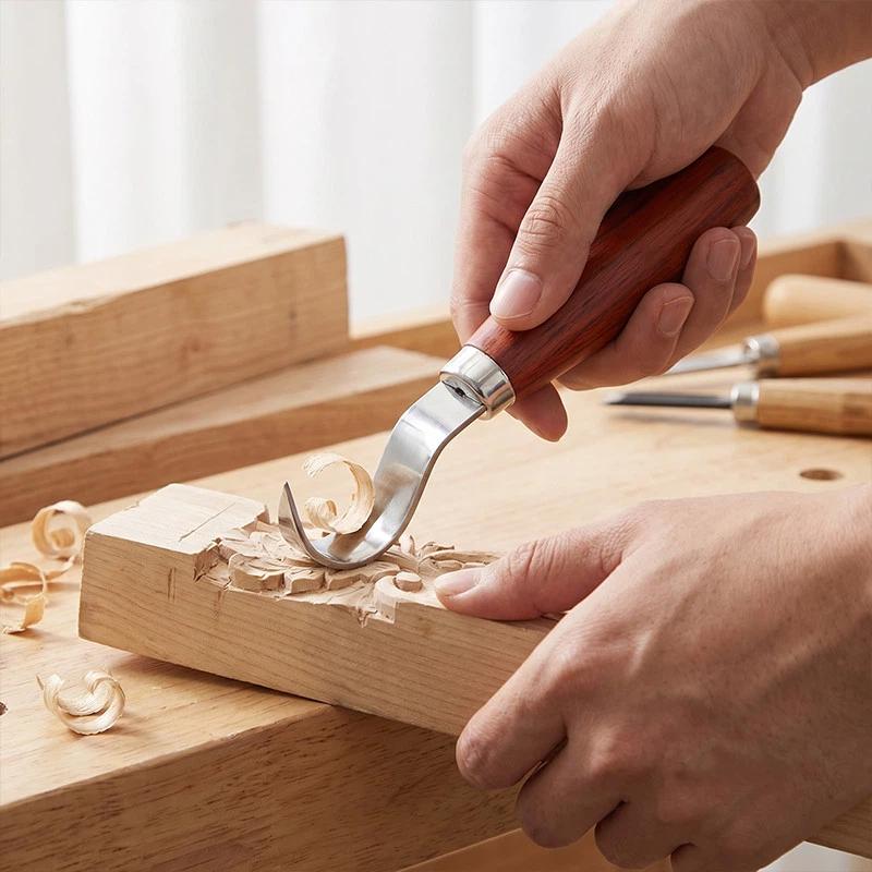 1 個の木彫りナイフシャープステンレス鋼の刃人間工学に基づい - Woodworking Ideas のレビューと価格