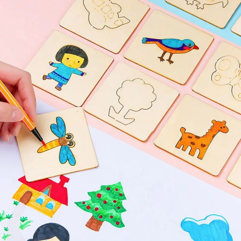 マーク付き木製描画テンプレート、DIYテンプレート、描画ツー - Woodworking Kit のレビューと価格
