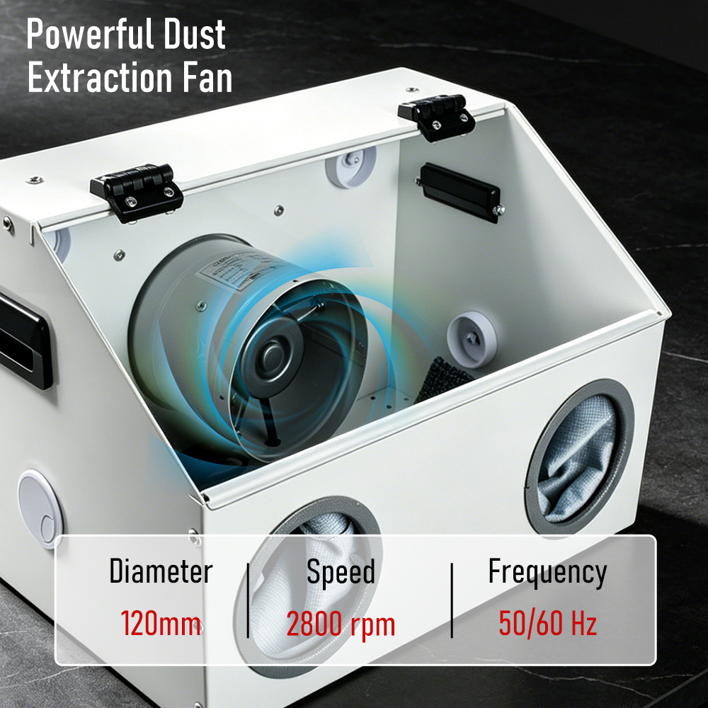 220V研磨ダストボックス、研磨集塵ボックス、ジュエリー翡翠 - Woodworking Dust Collection のレビューと価格