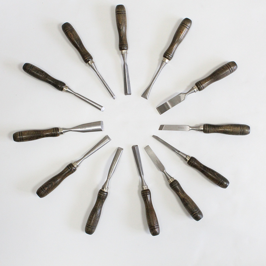 手持ち木工旋削工具 12 ピース/セット HSS 旋盤チゼル - Wood Chisel Set のレビューと価格