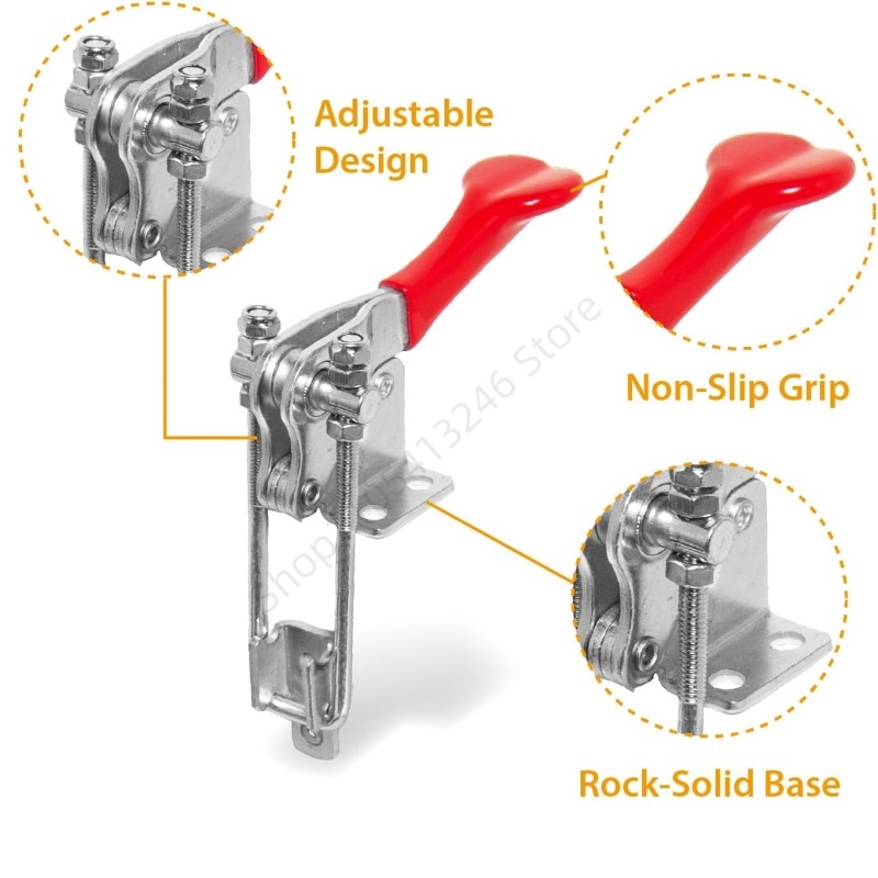 1 個のクイックリリースクランプ 90 °   鉄製亜鉛メッ - Woodworking Quick Clamps のレビューと価格