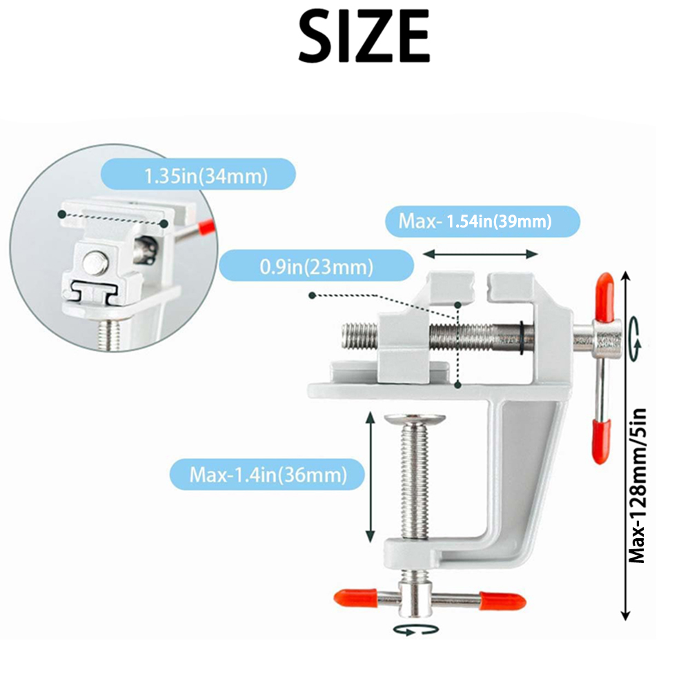 ミニベンチバイス多機能3.5インチアルミ製小型宝石細工用テー - Woodworking Quote のレビューと価格