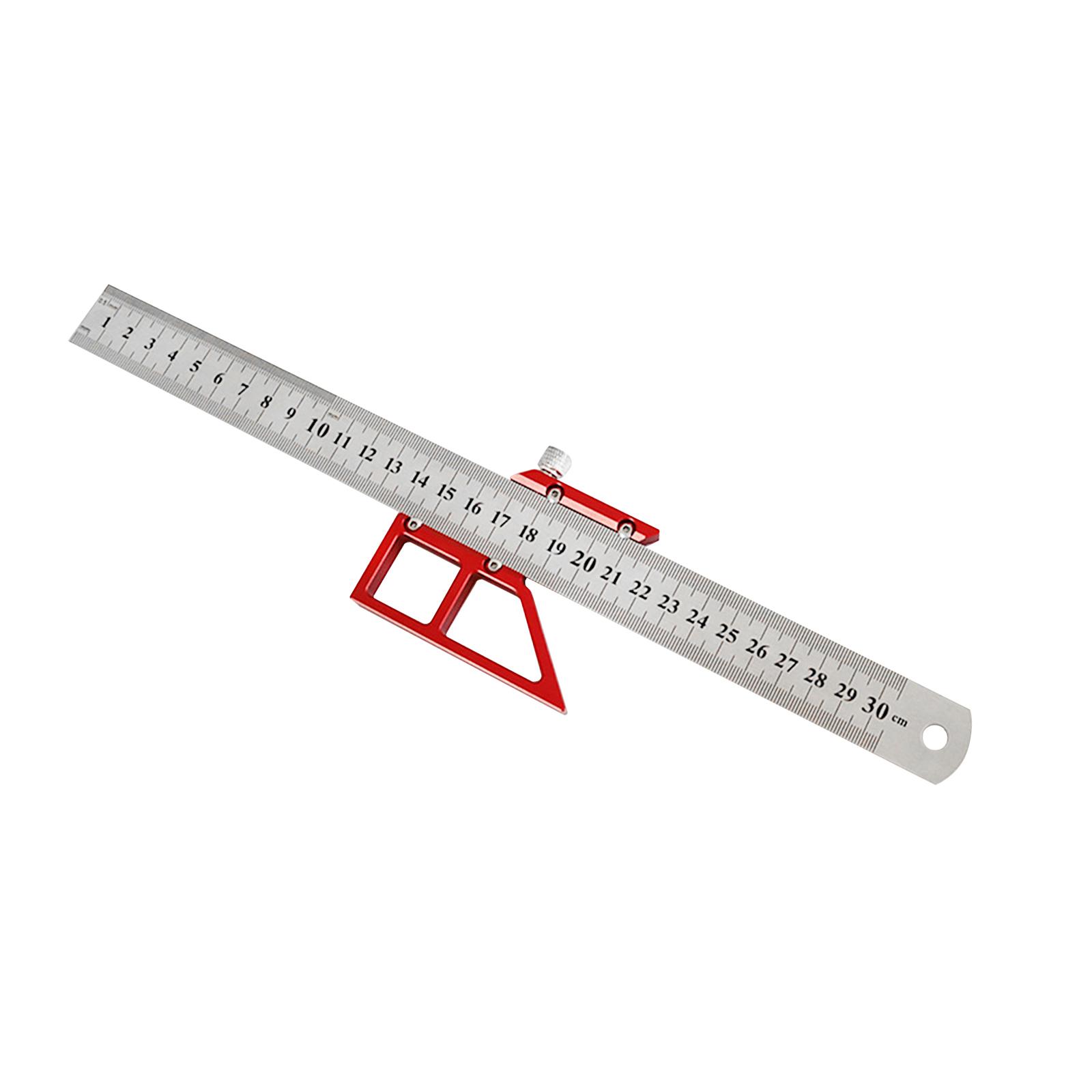 45 90度マイター三角定規、45 90度鋼製定規、位置決め - Woodworking For Engineers のレビューと価格