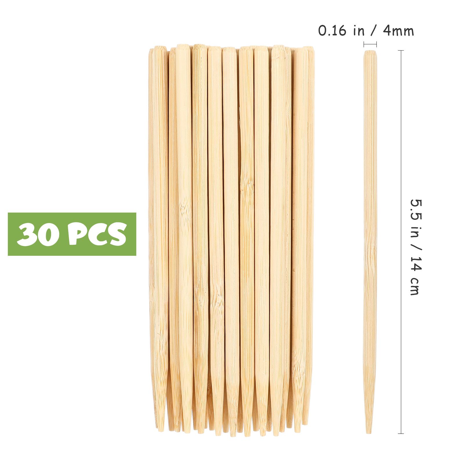 30 個木製スクラッチペイント竹ペンワックススティック髪小枝 - Woodworking Art のレビューと価格