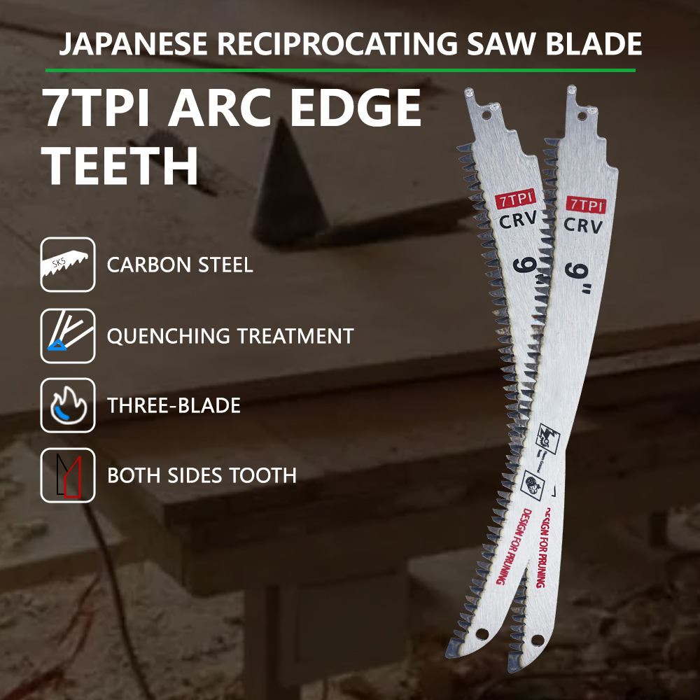 3個入り アークエッジ往復鋸刃、日本式歯型の湾曲エッジ付き木 - Woodworking Saw のレビューと価格