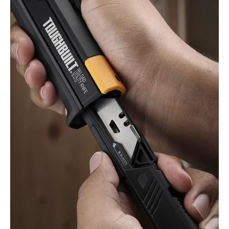 Toughbuilt-リロードユーティリティナイフ、2ブレー - Woodworking Magazine のレビューと価格