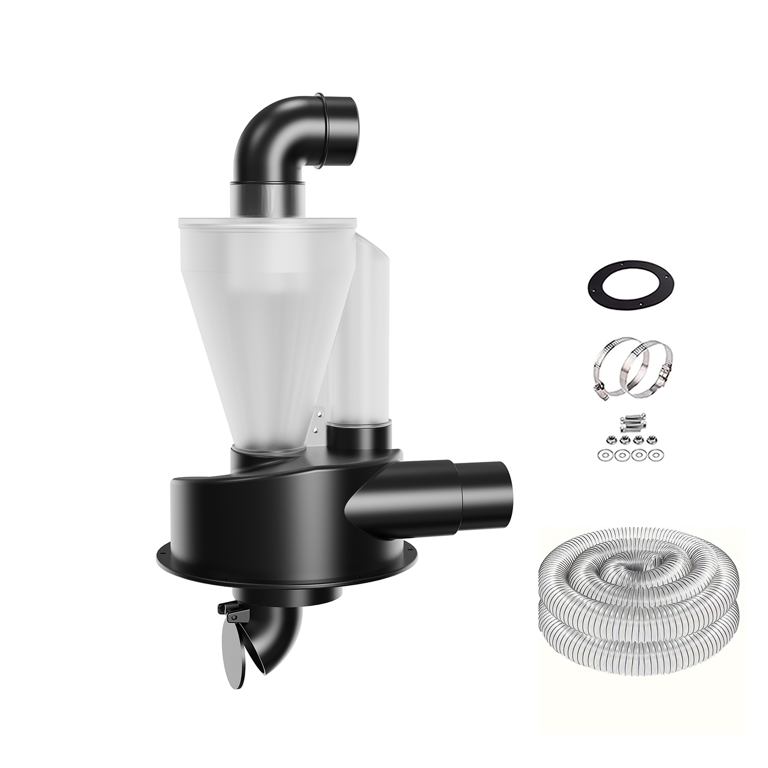 2.5 ''PEMEDOR 木工二重濾過サイクロン集塵機 D - Woodworking Dust Collection のレビューと価格
