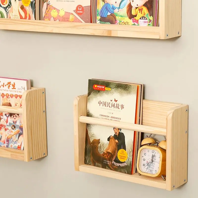 無垢材壁掛けマガジンラック本棚ドア掛け収納棚子供部屋本棚 - Woodworking Magazine のレビューと価格