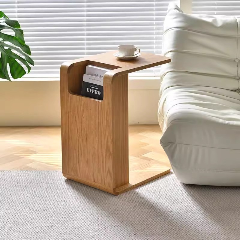 MOMO 北欧無垢材 C 字型ソファサイドテーブル ワビサビ - Woodworking Magazine のレビューと価格