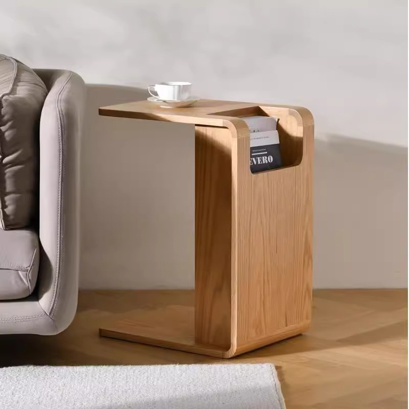 MOMO 北欧無垢材 C 字型ソファサイドテーブル ワビサビ - Woodworking Magazine のレビューと価格