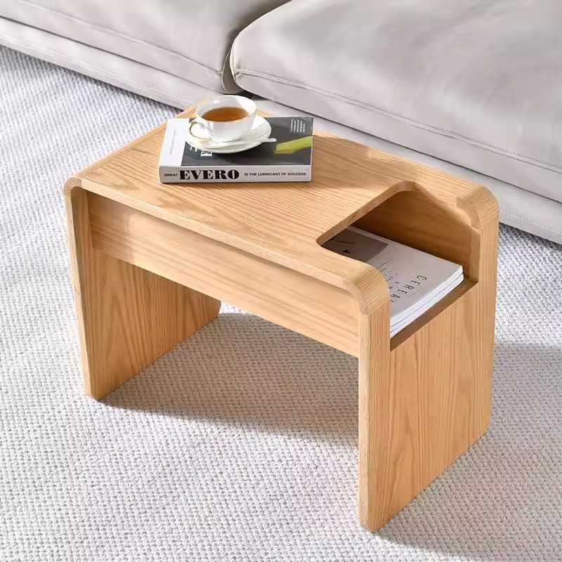MOMO 北欧無垢材 C 字型ソファサイドテーブル ワビサビ - Woodworking Magazine のレビューと価格