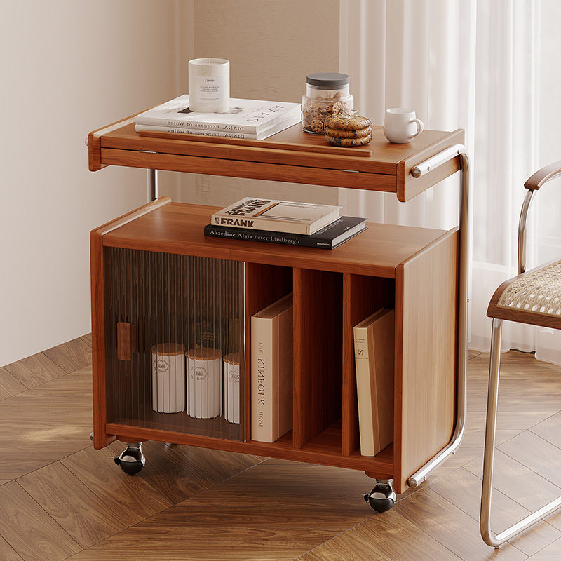 無垢材リビングルームキャビネット多機能モバイル収納コンソール - Woodworking Magazine のレビューと価格