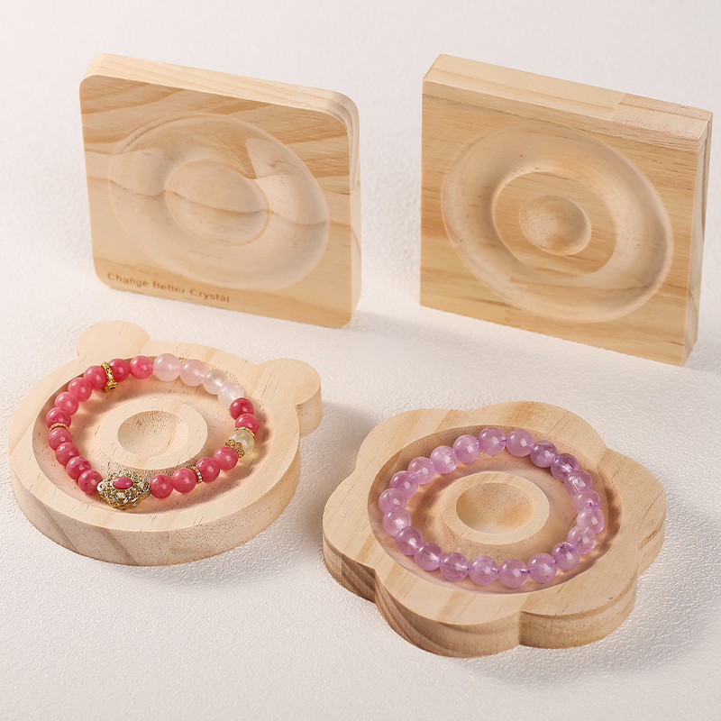 1Pc DIY 天然木製ビーズデザインボードジュエリー作成に - Woodworking Art のレビューと価格