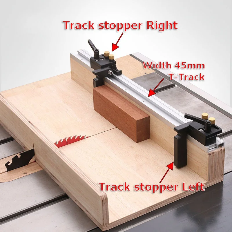 アルミ合金木工スライディング溝スロットマイタートラック T  - Woodworking Router のレビューと価格