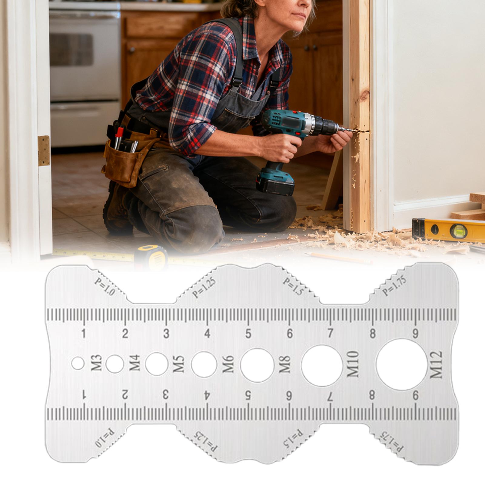 ネジサイズゲージ ポータブルピッチサイザー エンジニア向けポ - Woodworking For Engineers のレビューと価格