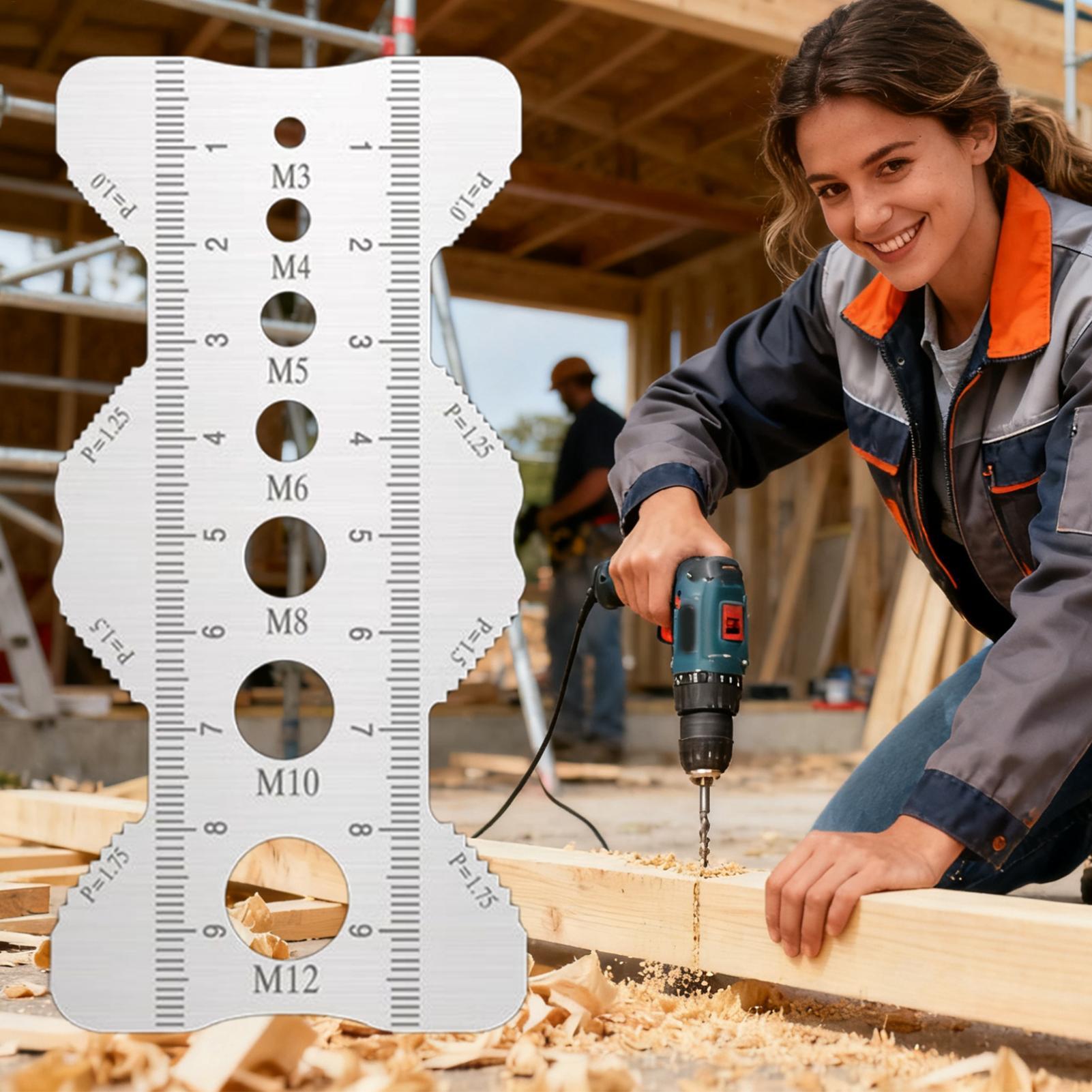 ネジサイズゲージ ポータブルピッチサイザー エンジニア向けポ - Woodworking For Engineers のレビューと価格