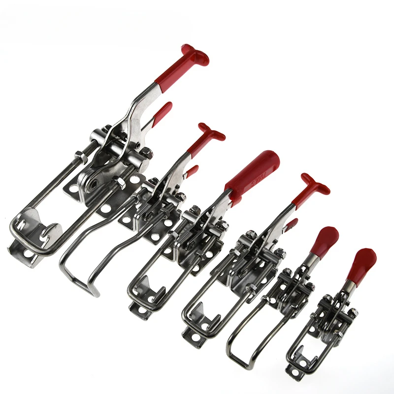 304 ステンレス鋼クイックフィクスチャーロックロックボック - Woodworking Quick Clamps のレビューと価格
