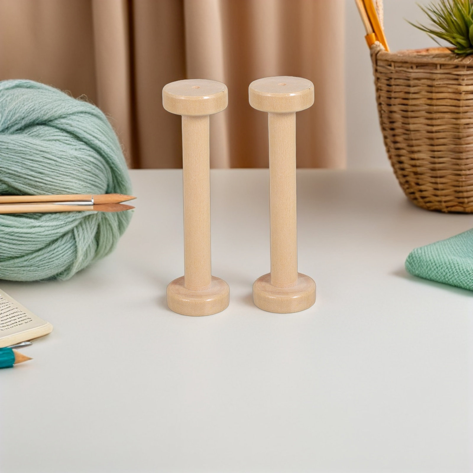 5個入り木製スプール ナチュラルヴィンテージボビン 手磨き仕 - Woodworking Ideas のレビューと価格