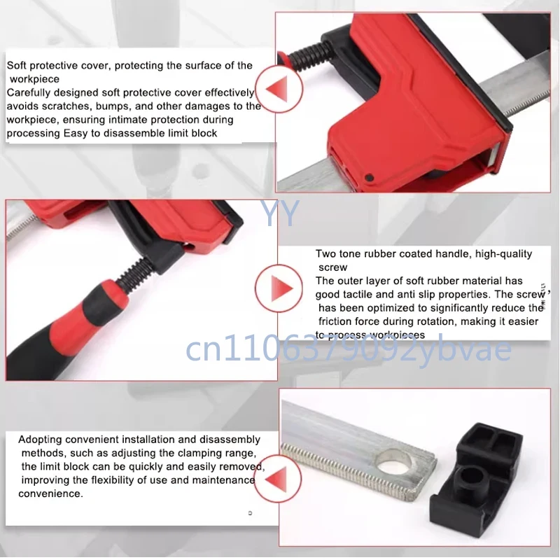 ヘビーデューティー平行クランプ 12インチ 18インチ 24 - Woodworking Quick Clamps のレビューと価格