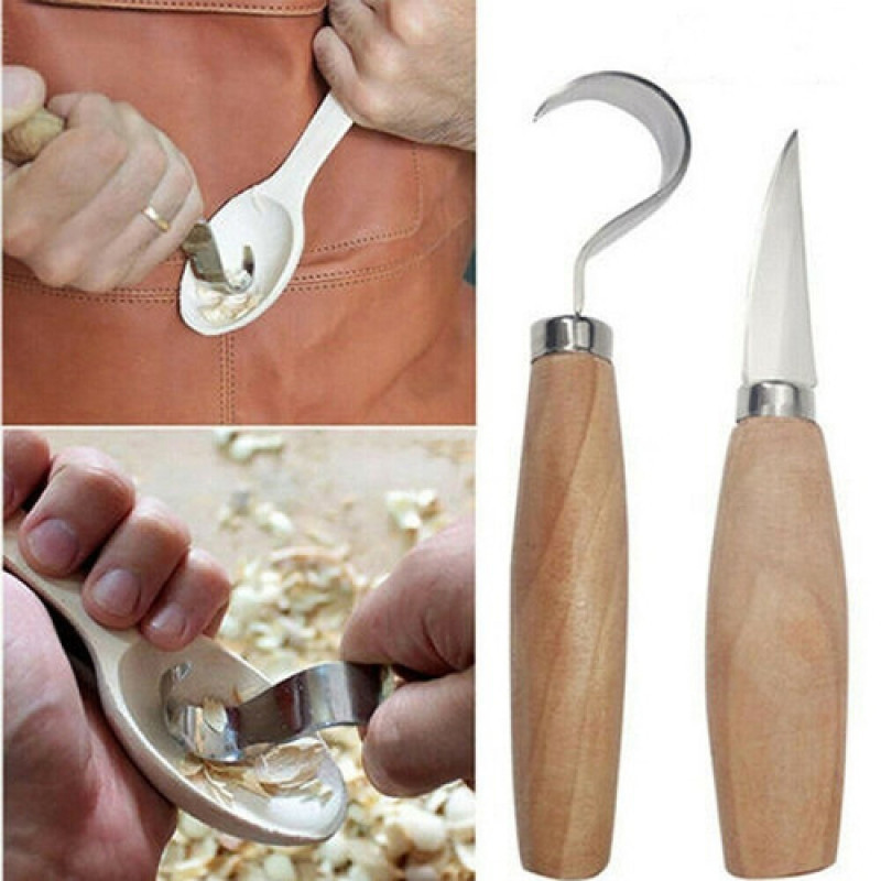 木彫りナイフ チゼルフックナイフ 彫刻ツール 人間工学に基づ - Woodworking Ideas のレビューと価格