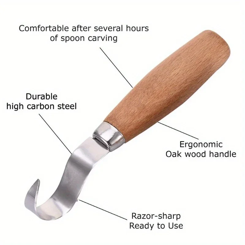 木彫りナイフ チゼルフックナイフ 彫刻ツール 人間工学に基づ - Woodworking Ideas のレビューと価格