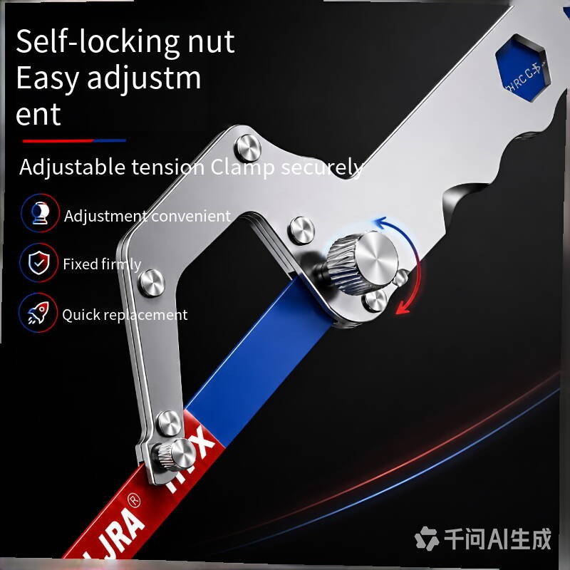 柔軟なヘビーデューティーミニハックソー アルミフレーム コン - Woodworking Saw のレビューと価格