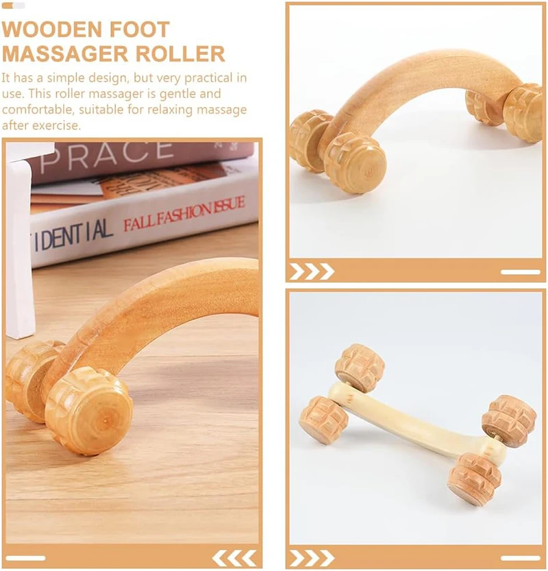 木製ハンドヘルドギアマッサージローラー、ウッドセラピーティッ - Woodworking Ideas のレビューと価格