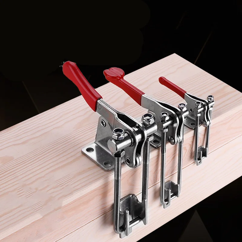 90度クイックリリースクランプ亜鉛メッキ鉄製調整可能な金属製 - Woodworking Vise のレビューと価格