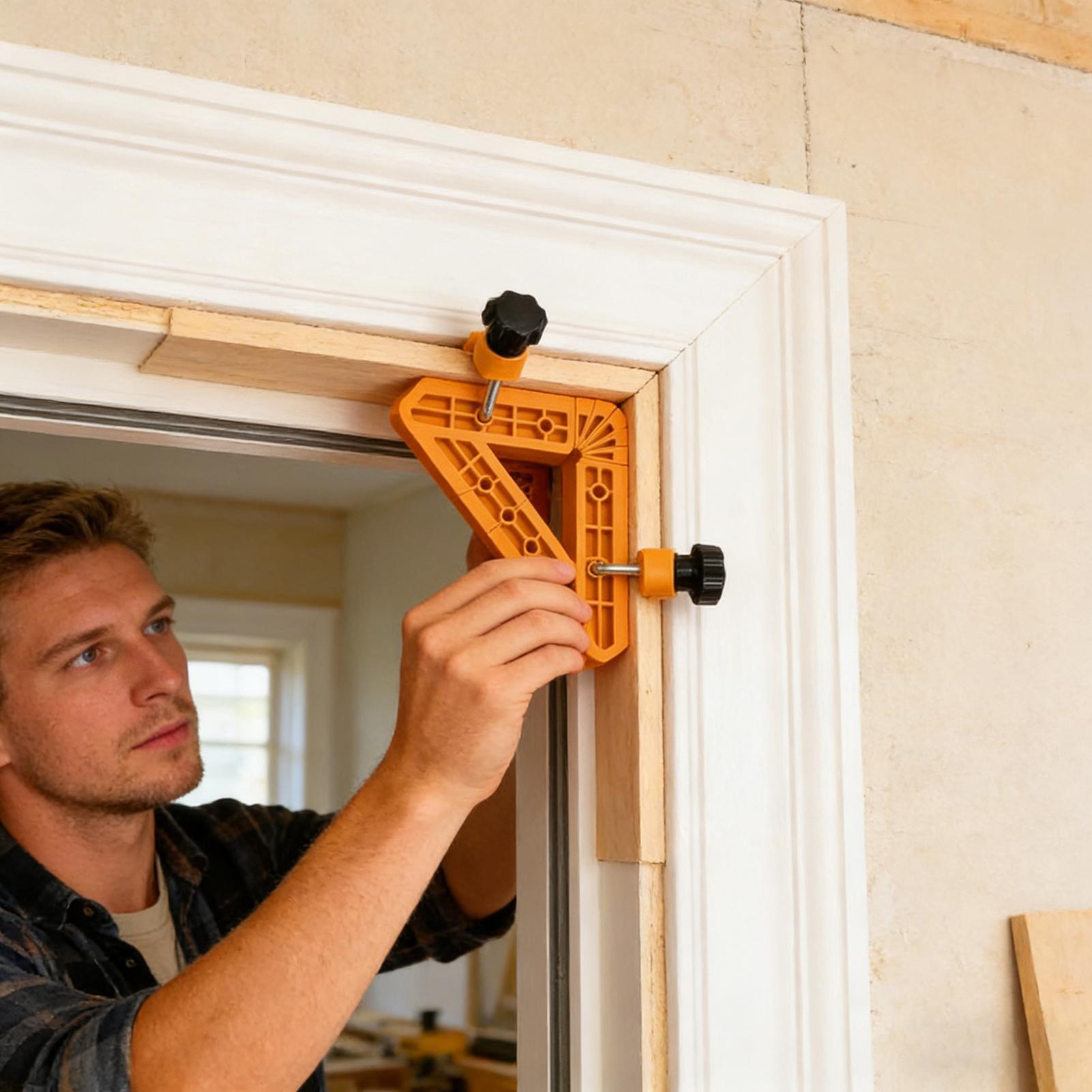 90度クランプ6個入り 90度再利用可能ツール 木工キャビネ - Woodworking Art のレビューと価格