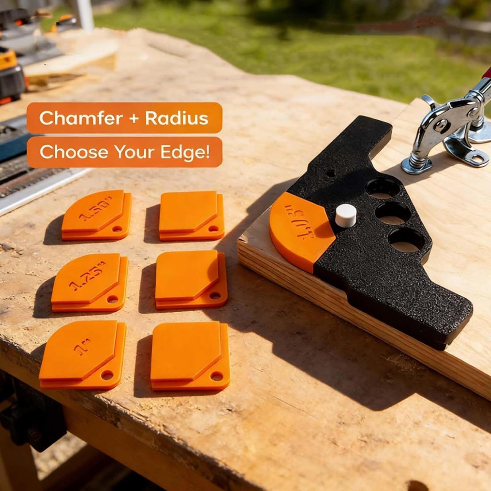 ルーターコーナーラジアステンプレート 5 個高硬度正確な位置 - Woodworking Router のレビューと価格