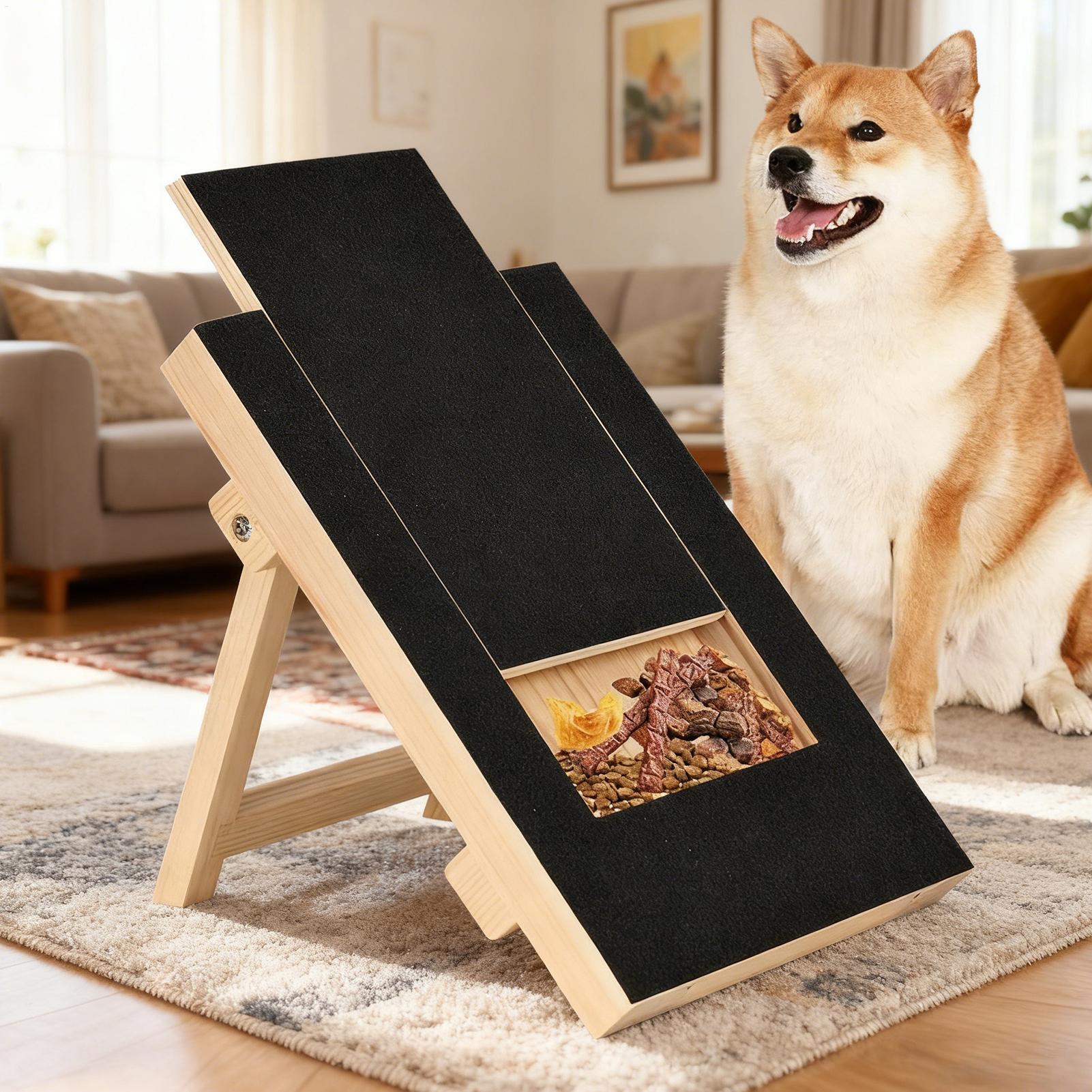 木製ペット用爪とぎボード（犬用）、内蔵おやつボックス、爪切り - Woodworking Magazine のレビューと価格