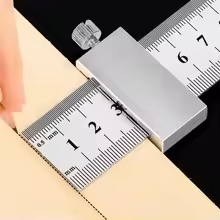 39mm精密定規アルミニウム合金ステンレス鋼多機能測定ツール - Woodworking For Engineers のレビューと価格