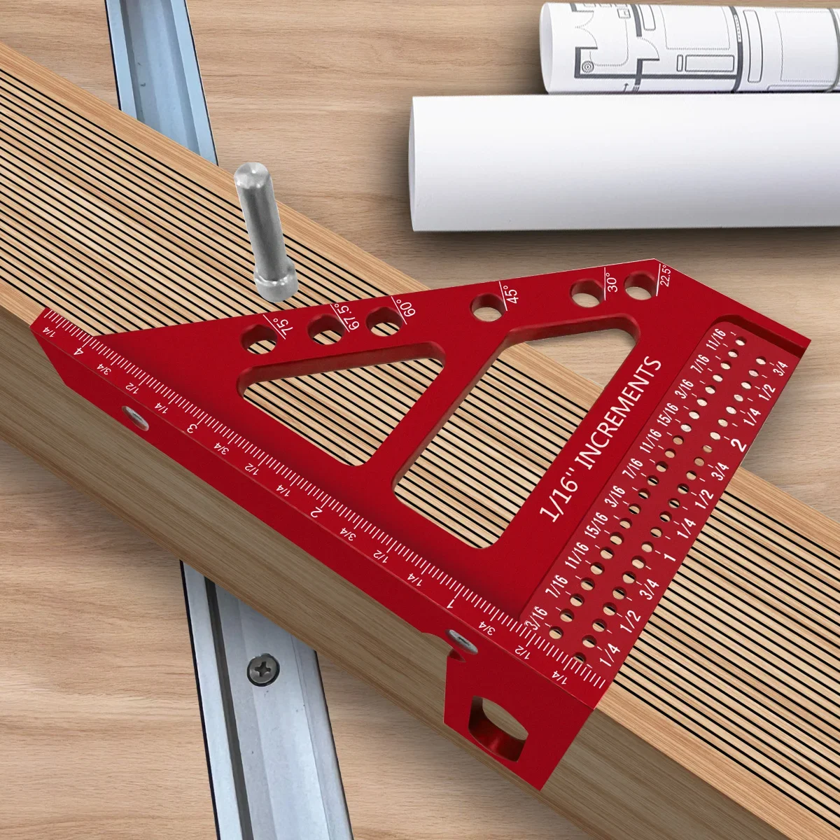 3D マルチアングル測定定規 - 精密木工直角分度器 22. - Woodworking For Engineers のレビューと価格