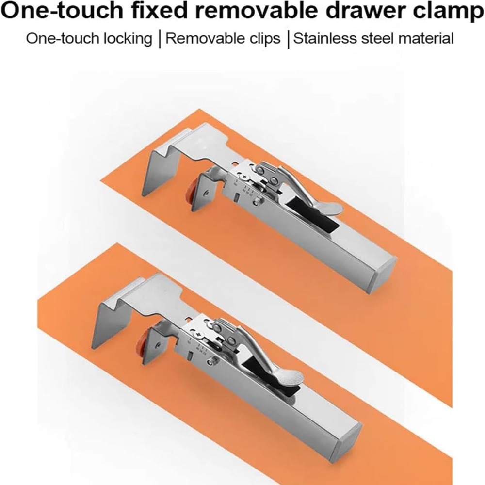 クイックインストール引き出しフロント取り付けクランプ、キャビ - Woodworking Quick Clamps のレビューと価格