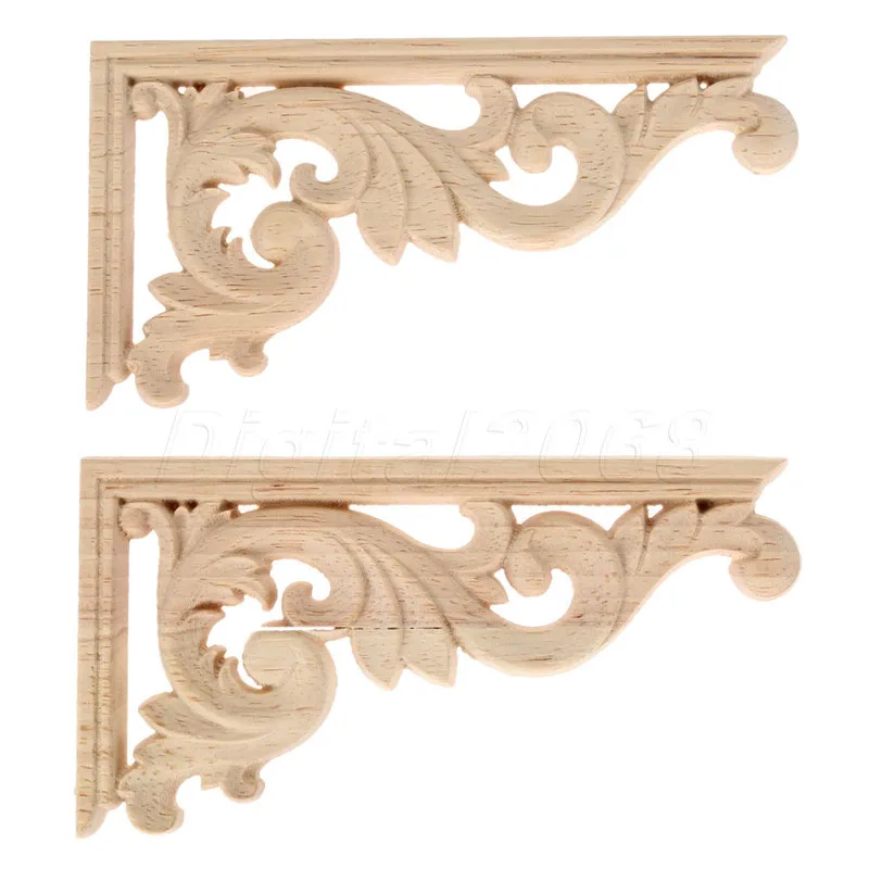 ユニークな花柄の彫刻が施された木製の置物,13cm,ユニーク - Woodworking Joinery のレビューと価格