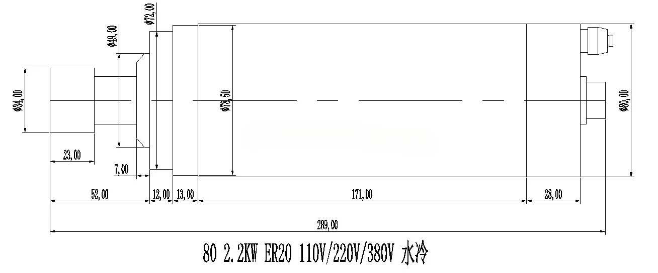 2.2 Kw水冷式スピンドルモーターCNCスピンドルモーター - Woodworking Kit のレビューと価格