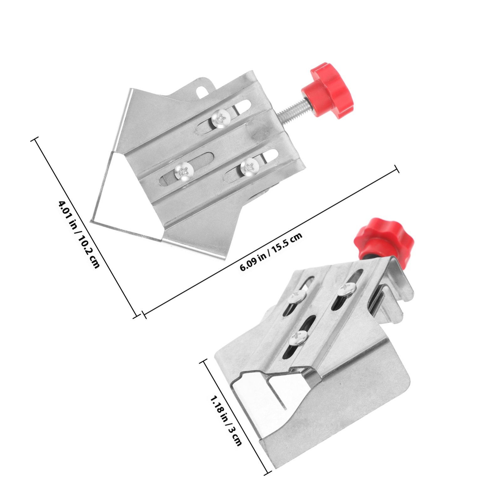 2個入り直角クランプ ステンレス製 木工用コーナークランプ  - Woodworking Quick Clamps のレビューと価格