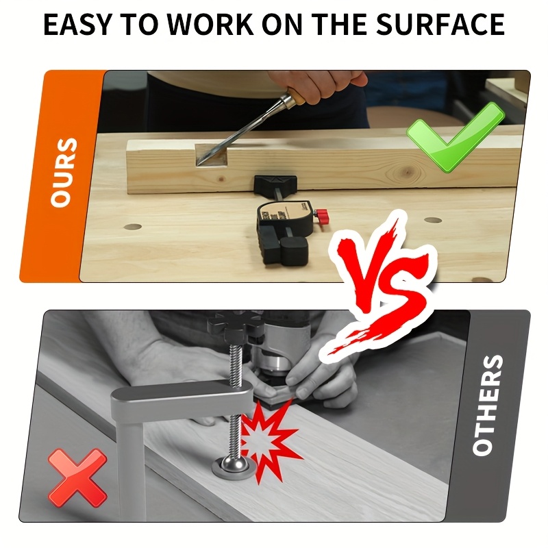 ワークベンチドッグホールセット、19/20mm高速固定クリッ - Woodworking Vise のレビューと価格