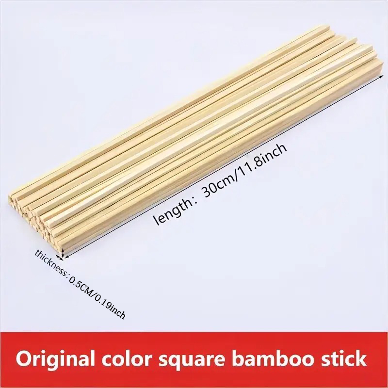 30本/50本 0.5×0.5×30CM ナチュラルスクエア - Woodworking Ideas のレビューと価格
